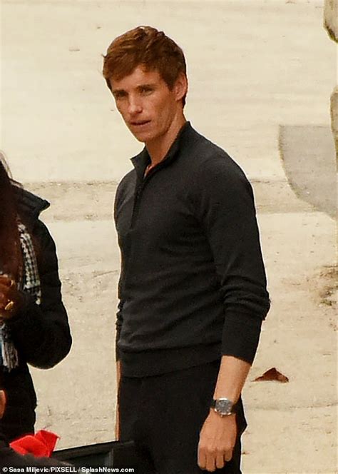 eddie redmayne prada cardigan|Eddie Redmayne Stuns in Dunhill at The Day of the Jackal .